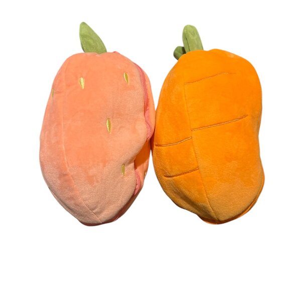 Plush Strawberry Rabbit & Carrot Rabbit Zip Up for Fruit Unzip for Rabbit - Picture 15 of 16
